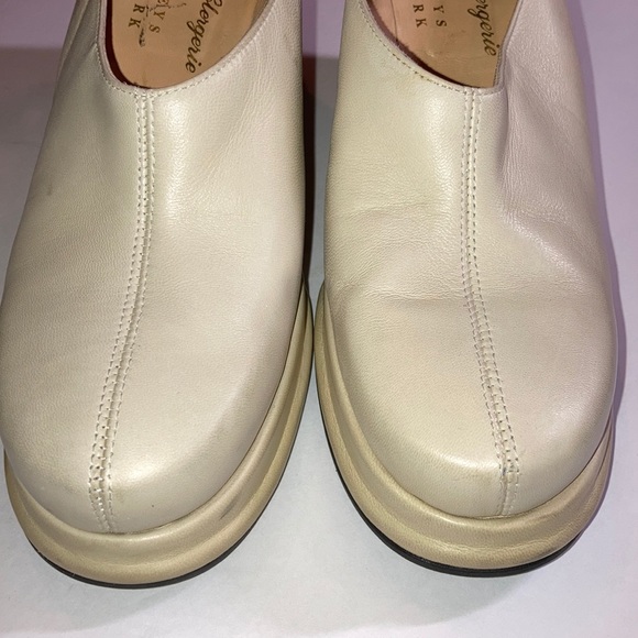 Robert Clergerie Cream Platform Shoes - Picture 10 of 13